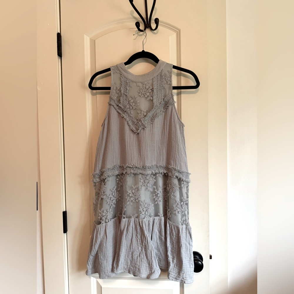 Altar’d State Light Blue Shift Dress in size small